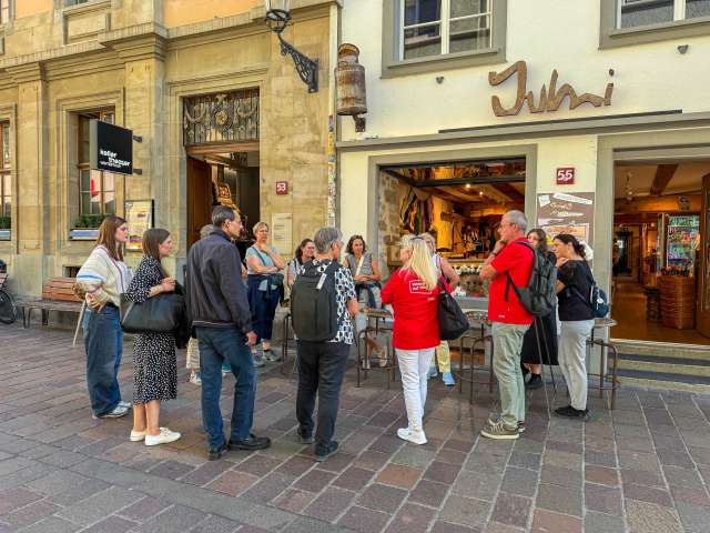 Flanieren und Probieren, House of Winterthur, Innenstadt, Jumi, Personen, Rahmenprogramm, Stadtführende, Stadtführung, Winterthur, Zuhören
