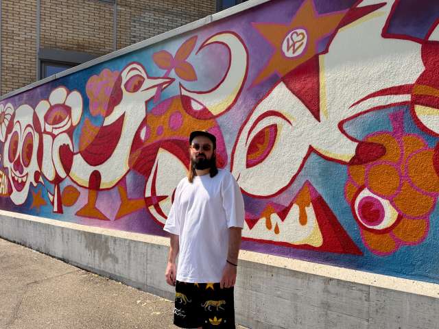 Bahnmeisterweg, Streetart, Streetartwand, Walk of Fame, Wonky